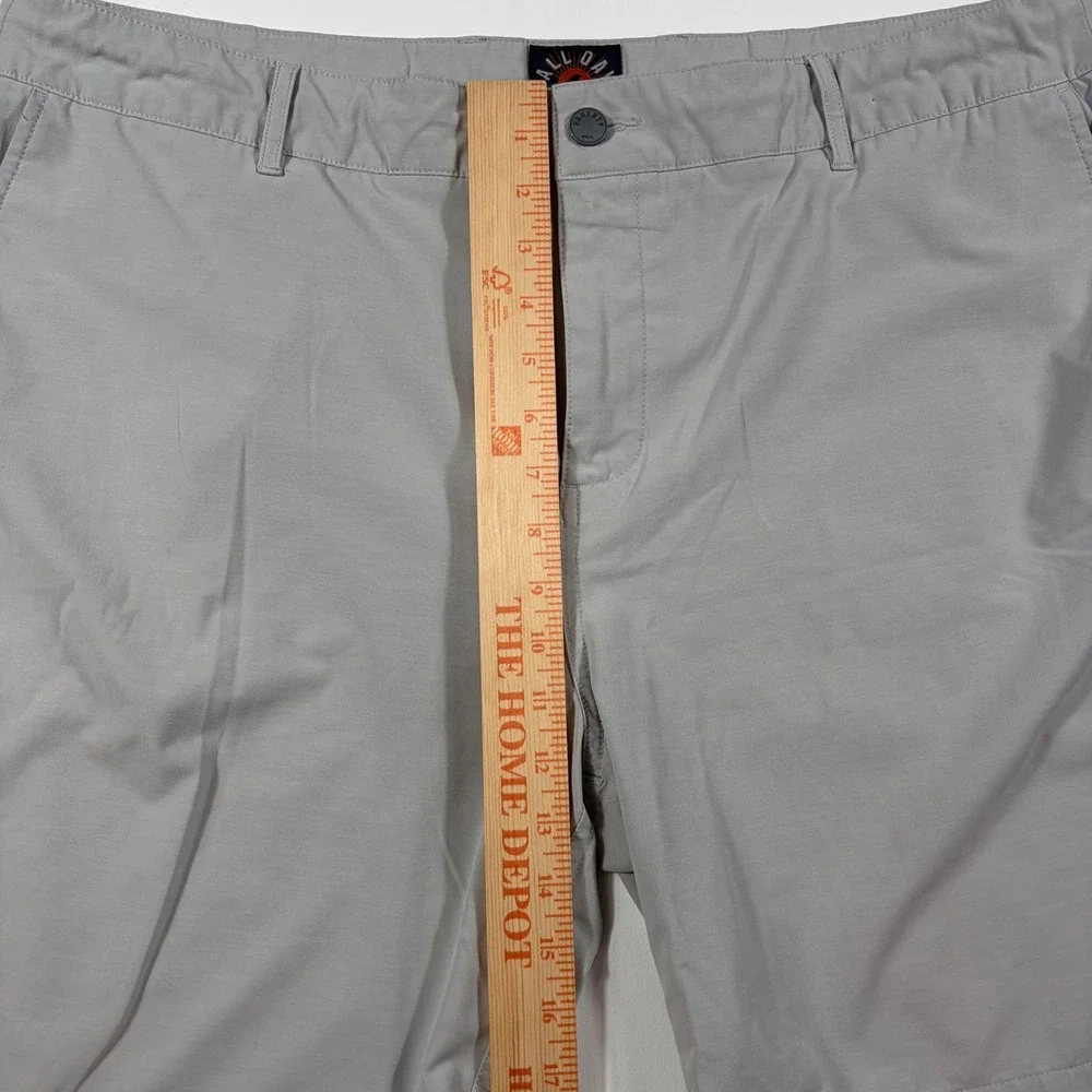 Faherty All Day Shorts Mens 40 Hybrid Stretch Quick Dry Performance Gray